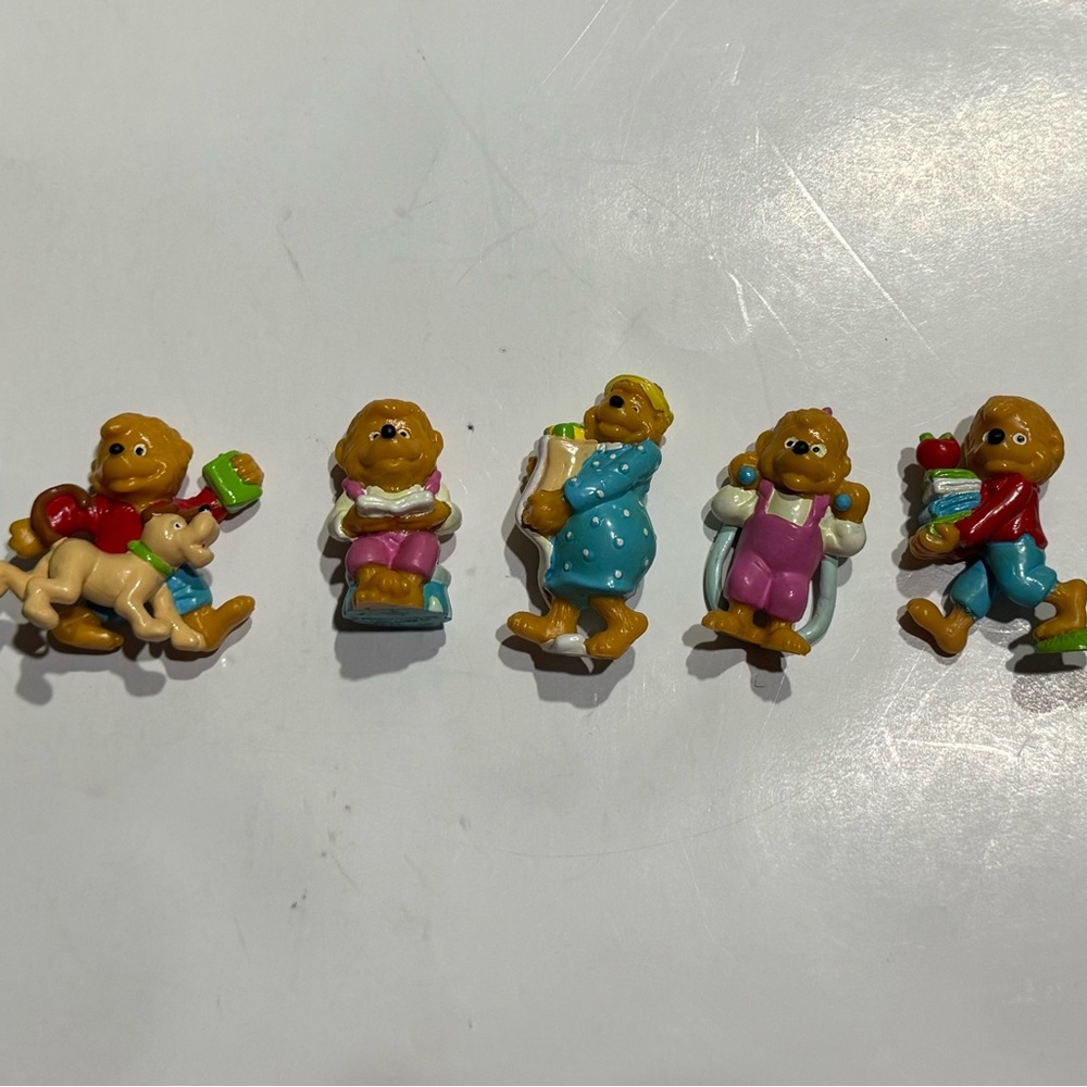 Vintage Bear Figurines Set